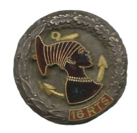 Insigne Du 16eme Régiment De Tirailleurs Sénégalais De Montauban. Des Années 1920 à 1940 - Army