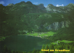 GOSSL, GRUNDLSEE, MOUNTAIN, LAKE, ARCHITECTURE, STYRIA, AUSTRIA, POSTCARD - Other & Unclassified