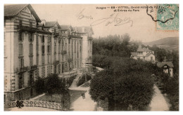 Vittel - Grand Hôtel Et Entrée Du Parc - Vittel
