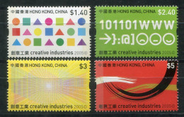 HONGKONG 1299-1302 Mnh - Creative Industries - HONG KONG - Ungebraucht