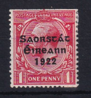 Ireland: 1922/23   KGV OVPT   SG68    1d   [Coil Stamp]   MH - Ungebraucht