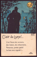 CPA " Clair De Lune " C'est L'heure Des Serments ...Illustrateur Griff - Griff