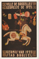 Affices MUNDANEUM : 1935 -- BRUXELLES Kermesse - Weltausstellungen