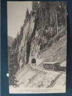 Chemin De Fer Du Martigny Châtelard Tunnel De La Grosse Larze Finhaut Train MC - Finhaut