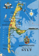 71962988 Sylt Landkarte Insel Sylt - Sylt