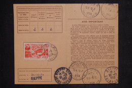 FRANCE - PA 500fr Marseille Sur Carte D’abonnement Aux Timbres Poste De Dieppe En 1950 - L 153081 - 1921-1960: Modern Tijdperk
