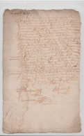 1637- Manuscrit Quittance - Manuscripten