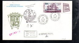 TAAF 1984 LETTRE DE MARTIN DE VIVIES - Lettres & Documents