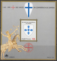 PORTUGAL  Block 98, Postfrisch **. 850. Jahrestag Der Konferenz Von Zamora 1993 - Blocchi & Foglietti
