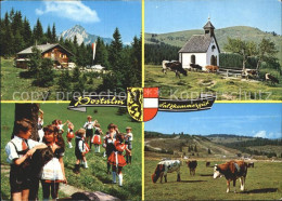 71962935 Strobl Postalm Kapelle Trachtenkinder Viehweide Strobl - Sonstige & Ohne Zuordnung