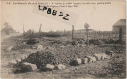 CPA - 60 - REEZ FOSSES MARTIN - MILITARIA - Combat De NOGEON 8 Septembre 1914 - Tombe Du Soldat YVORNET - Autres & Non Classés