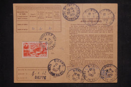 FRANCE - PA 500fr Marseille Sur Carte D’abonnement Aux Timbres Poste De Dieppe En 1951 - L 153083 - 1921-1960: Modern Tijdperk