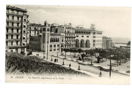 ALGERIE ALGER LA DEPECHE ALGERIENNE ET LA POSTE 1921 - Algiers