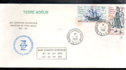 TAAF 1980 LETTRE DE DUMONT D'URVILLE - Covers & Documents