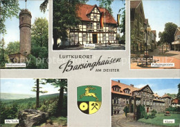 71962828 Barsinghausen Nordmannsturm Rathaus Fussgaengerzone Alte Taufe Kloster  - Barsinghausen