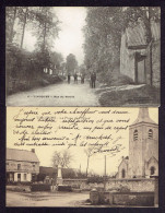 LOT CP 62 - TINCQUES - 2 CP PLACE DE L'EGLISE - RUE DU MOULIN - Autres & Non Classés