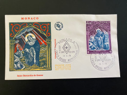 Enveloppe 1er Jour "Croix Rouge Monégasque" 13/05/1975 - 1005 - MONACO - Saint Bernardin De Sienne - FDC