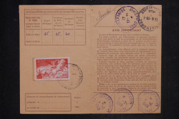 FRANCE - PA 200fr Char Volant Sur Carte D’abonnement Aux Timbres Poste De Juvisy Sur Orge En 1947 - L 153086 - 1921-1960: Modern Period