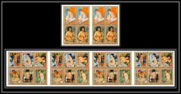 Ajman - 2653a/ N° 853/860 A Renoir Tableau (Painting) Blocs Nus Nudes ** MNH Impressionist Feuille Complete (sheet) RR - Nudi