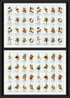 Ajman - 2648a/ N° 879/894 A Oiseaux (exotic Birds) ** MNH Feuille Complete (sheet)  - Ajman