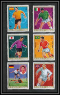 Ajman - 2624/ N° 525/530 A World Football Cup 1970 Mexico Soccer ** MNH Charlton Beckenbauer Anastasi Garrincha - 1970 – Mexique
