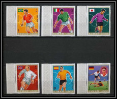 Ajman - 2624a/ N° 525/530 A World Football Cup 1970 Mexico Soccer ** MNH Charlton Beckenbauer Anastasi Garrincha - 1970 – Mexique