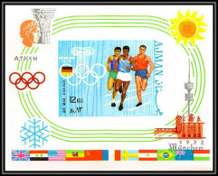 Ajman - 2623y Bloc N°195 B Jeux Olympiques Olympic Games 1972 Munchen Non Dentelé Imperf ** MNH Non Dentelé Imperf - Adschman