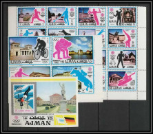 Ajman - 2626/ N° 726/745 A + Bloc 247 Jeux Olympiques (olympic Games) Munich 1972 ** MNH Fencing Judo Football Soccer - Summer 1972: Munich