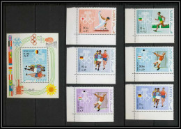 Ajman - 2622a N°570/575 A Bloc N° 195 A Jeux Olympiques Summer Olympic Games 1969 ** MNH Rome Tokyo Munich Gymanastics - Sommer 1968: Mexico