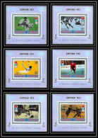 Ajman - 2616/ N° 762/767 Sapporo 1972 Jeux Olympiques Olympic Games ** MNH Deluxe Miniature Sheets Blocs - Ajman