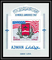 Ajman - 2596/ Bloc N°15 Bx World Scout Jamboree 1967 Farragut State Park Usa Scouting ** MNH  - Nuevos