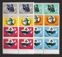 Ajman - 2594/ N° 182/187 A World Scout Jamboree 1967 Farragut State Park Usa Scouting Bloc 4 ** MNH  - Unused Stamps