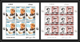 Ajman - 2575yy/ N° 299/300 B Fighters For Human And Civil Rights 1968 Kennedy ** MNH Non Dentelé Imperf Feuille Sheets - Ajman