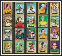 Ajman - 2555a/ N°1351/1370 A Velo Cycling Cyclisme Tour De France ** MNH Baldini Riviere Poulidor Merckx Gimenez - Radsport