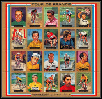 Ajman - 2555a/ N°1351/1370 A Velo Cycling Cyclisme Tour De France ** MNH Baldini Riviere Poulidor Merckx Gimenez - Ajman