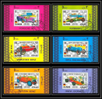 Ajman - 2563/ N° 1117/1122 Voiture (Cars) German Racing Cars Deluxe Miniature Sheets Blocs Complet Used - Voitures