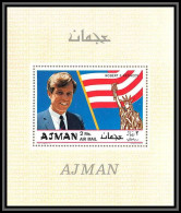 Ajman - 2541b/ N° 122 A Deluxe Miniature Sheet Bloc ** MNH Kennedy  - Ajman