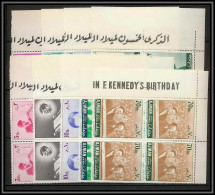 Ajman - 2544d/ N° 141/149 A Kennedy Birthday 1967 Bloc 4 Kennedy ** MNH Cote 36 Euros - Kennedy (John F.)