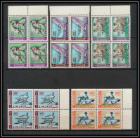 Ajman - 2532b/ N° 53/57 I A Surcharge Overprint Pen Arab Games Jeux Olympiques (olympic Games) Tokyo 1964 ** MNH Bloc 4 - Estate 1964: Tokio