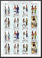 Ajman - 2524c/ N° 685/692 A Napoleon Napoleonic Uniforms France ** MNH Feuille Complete (sheet) - Napoleone