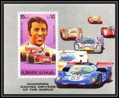 Ajman - 2508/ Bloc N° 309 Mario Andretti USA Voiture (Cars) Champion Racing Driver ** MNH  - Adschman