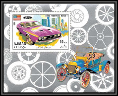 Ajman - 2503b/ N° Bloc 291 A Voiture (Cars) Sport Cars ** MNH Ford Mustang - Adschman