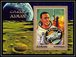 Ajman - 2695/ Bloc N° 193 B Espace (space) Apollo 13 Swigert Non Dentelé Imperf ** MNH ** MNH  - Asie