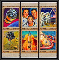 Ajman - 2689b/ N° 561/566 A Espace (space) Apollo 13 ** MNH 1970 - Asie