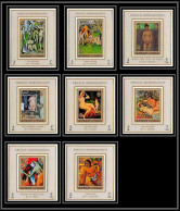 Ajman - 2699 N°817/824 French Impressionist Nude Tableaux Paintings Deluxe Miniature Sheets ** MNH Renoir Degas Gauguin - Adschman