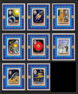 Ajman - 2683a/ N° 991/998 Espace (space) Research Kepler Newton Da Vinci Copernicus Von Braun Galilei ** MNH 1971 - Ajman