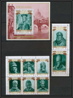 Ajman - 2670a/ N° 1001/1008 A + 299 A Pape Christmas Pope 1971 ** MNH Paul 6 Clement 12 Benedict 13 - Popes