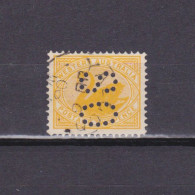 WESTERN AUSTRALIA 1902, SG# 118, 2d Yellow, Wmk V Over Crown, Perfin, Swan, Used - Usati