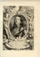 CAROLUS GUSTAVUS   1650  -  GRAVURE ORIGINALE  VERS 1800  ? - Stiche & Gravuren