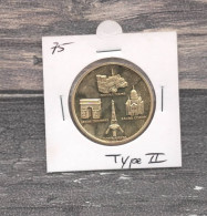 Médaille Souvenirs&Patrimoine : Les 4 Monuments - Type 2 (couleur Or) - Andere & Zonder Classificatie